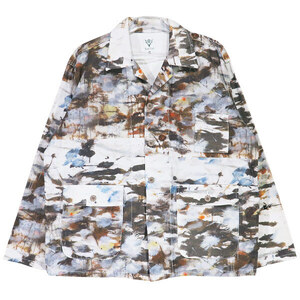 South2 West8 サウスツー ウエストエイト HUNTING SHIRT COTTON BACK SATEEN/PAINTING PT.　ハンティング シャツ ジャケット アウター Julk