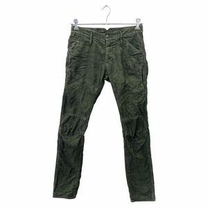 2411-156 G-STAR RAW コーデュロイパンツ W30 ジースターロウ ダークグリーン 古着卸 アメリカ仕入