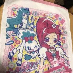 ハートキャッチ プリキュア　フェイスタオル　バンダイ　キャラクターW