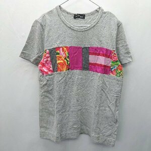 ◇ tricot COMME des GAR?ONS トリコ コム デ ギャルソン AD2001 半袖 Tシャツ サイズ表記なし グレー ピンク レディース E