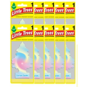 Little Trees リトルツリー エアフレッシュナー Cotton Candy コットンキャンディー USDM 10枚セット