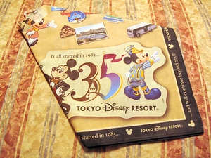 ★東京ディズニーランド　35周年　記念　バンダナ　完売品　新品　TDL　35th　ディズニーゾート　TDR