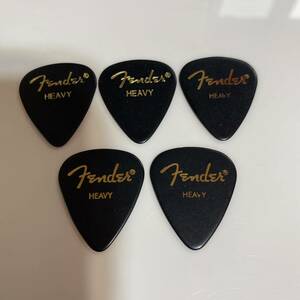Fender フェンダー ピック ティアドロップ ヘビー 5枚セット