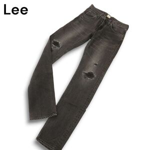 Lee 101 リー LM9311 クラッシュ加工★ ストレッチ スキニー デニム パンツ ジーンズ Sz.27　メンズ 日本製　C4B03808_8#R