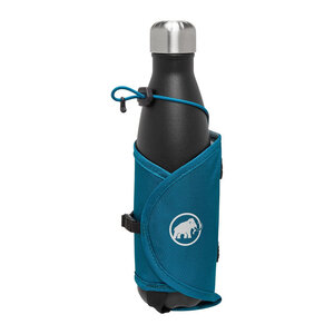 マムート リチウム アドオン ボトル ホルダー ブルー 未使用 MAMMUT Lithium Add on Bottle Holder 水筒 ケース ペットボトル ドリンク 青