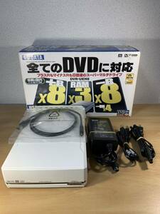 ◆通電確認済み◆ I・O DATA アイ・オー・データ　 DVR-UEH8 マルチレコーダー　外付けマルチ DVDドライブ