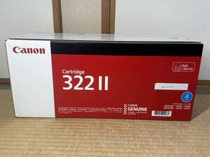 未開封品/CANON 純正カートリッジ322II シアン CRG-322IICYN 