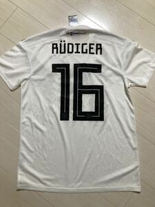 【新品タグ付き】ドイツ代表2018-20ホームユニフォーム 16番 Rudiger リュディガー レアルマドリード 所属