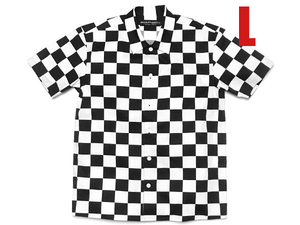 CHECKER SHIRT S/S L/半袖シャツヴィンテージvintageビンテージハーレーharleyチョッパーバイク乗りchopperオールドスクールold skool70s