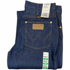 Dead Stock 90s USA製 Wrangler デニム パンツ 30×31 936DEN SLIM FIT インディゴ ジーンズ ラングラー ヴィンテージ 新品 未使用