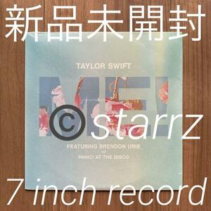 Taylor Swift テイラー・スウィフト Me Vinyl 7 inch Analog LP Record US盤限定アナログレコード 新品未開封