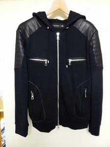 BALMAIN / バルマン H&Mコラボ　ジップ・アップ・フーディー　サイズ：M USED品 