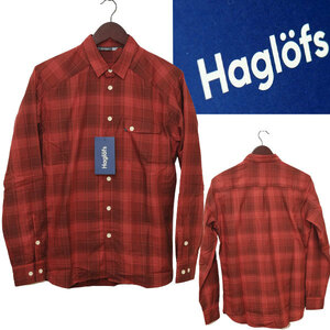 ♪【新品 国内正規品 定価14,300円】HAGLOFS ホグロフス 604155 Tarn Flannell Shirt MEN メンズ ターン フランネル シャツ M レッド系