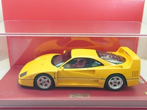 限定76台 BBR 1/18 フェラーリ F40 1987 イエロー Giallo Modena 