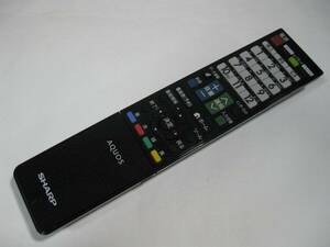 3☆SHARP/シャープ AQUOS テレビ用リモコン GB069WJSA☆