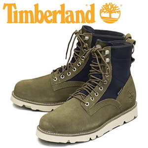 Timberland (ティンバーランド) A5MAR VIBRAM L/F WP BOOT ビブラムレザー&ファブリックウォータープルーフブーツ Olive TB375 US7.5-約25.