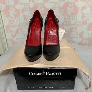 CESARE PACIOTTI チェーザレパチョッティ ハイヒール ジッパーデザイン