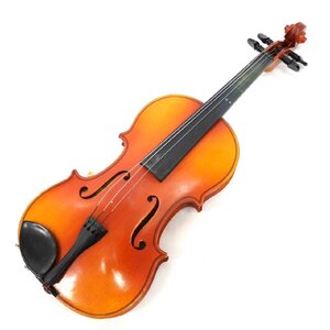 1円スタート SUZUKI VIOLIN 鈴木 バイオリン No.220 1/8 Anno 1986 4弦 スズキ 弦楽器 器材 ブラウン 弓 ハードケース付き 動作未確認