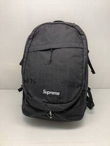 ★ Supreme シュプリーム 19SS Backpack リュック バックパック ボックスロゴ ストリート ブラック 通年