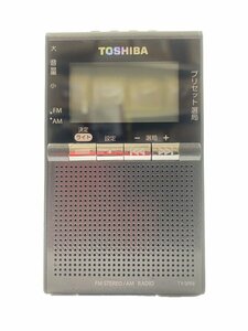 TOSHIBA◆ラジオ LEDライト付きポケットラジオ TY-SPR8