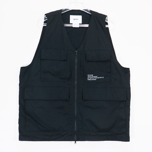 WTAPS ダブルタップス 22SS LRRP/VEST/COPO.WEATHER 221WVDT-JKM01 ベスト ウェザー ブラック トップス Jaz