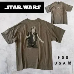 90s USA製　スターウォーズ　ハン　ソロ　Tシャツ