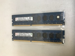 HYNIX 2Rx8 PC3-10600U 4GB 2枚で 8GB DDR3 デスクトップ用メモリ DDR3-1333 4GB 2枚 8GB 240ピン ECC無し DDR3 DESKTOP RAM