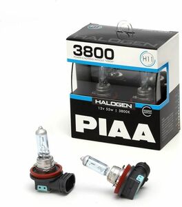 PIAA ヘッドライト・フォグランプ用 ハロゲン H11 3800K 車検対応 2個入 12V 55W ECE規格準拠 HS701