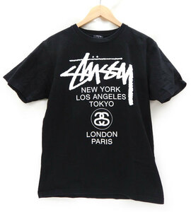 STUSSY ステューシー コットンTシャツ FB2361 サイズS 黒 ブラック