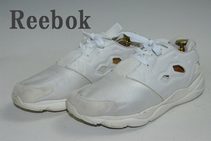 厳選！海外買い付け！DS8745★超人気定番傑作品★リーボック/Reebok★フェーリーライト/高級質感/レザー/白/Low/26㎝ 軽量・状態良品！