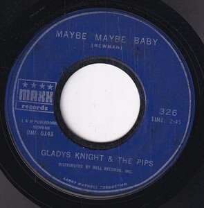 Gladys Knight & The Pips - Giving Up / Maybe Maybe Baby (A) SF-DG042