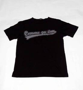 コムサイズム　ロゴ入り Tシャツ/カットソー　M