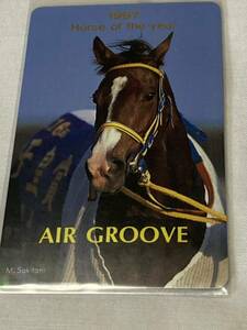 未使用　テレホンカード 競馬 『AIR GROOVEエアー　グルーヴ』