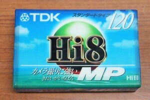 ビデオテープ　未使用　◆【TDK】 Hi8 スタンダードタイプ MP120 ハイエイト 8mm(P6-120HMPR)◆◎管理a_296