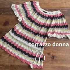 torrazzo donna/トラッツォドンナ リネン混サマーニット