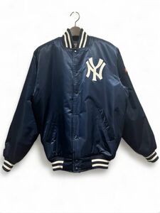 レア 90s COOPERS TOWN クーパーズタウン MAJESTIC マジェスティック NEW YORK YANKEES ヤンキース 50周年 スタジャン Sサイズ