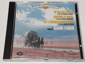 ＣＤ　　荒野の１ドル銀貨(1965)、荒野の大活劇(1969)、Sentenza Di Morte (1968)／ジャンニ・フェリオ Gianni Ferrio／伊盤