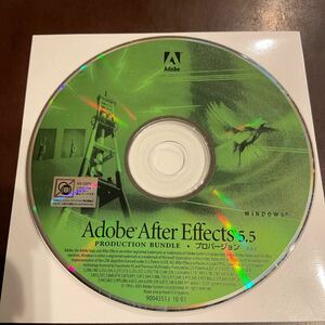 ◎(727-23) Adobe After Effects 5.5 Windows 中古