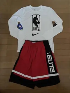 NIKE NBA ロングスリーブ / SHORT SETUP【M】