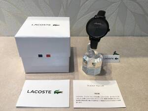 【新品】LACOSTE ラコステ レディース腕時計 LC.127.3.34.2986 ブラック☆未使用