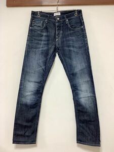 H-1307 ZARA MAN ザラマン デニムパンツ W31 ユーズド加工 ジーンズ ジーパン