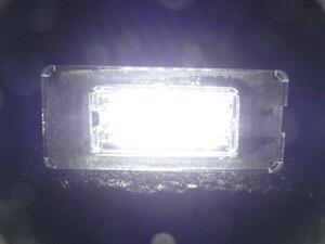 激白光! 交換式! BMW MINI ミニ LED ナンバー灯 ライセンスランプ ミニクーパー R56 R57