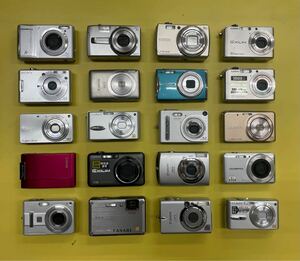 （49）20個 デジタルカメラまとめ売り Nikon LUMIX CASIO Canon OLYMPUS SONY FUJIFILM など ジャンク 現状品 部品取り 