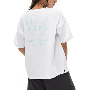 【SALE】★送料無料★2023春夏 新品【BILLABONG/ビラボン】 LOGO S/S TEE RASH水陸両用ラッシュガード WHT レディースM BD013-876