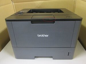 ◎中古レーザープリンタ　ブラザー【Brother HL-L5200DW】WIFI(無線LAN)機能付き　中古トナー/ドラム付き◎2411141