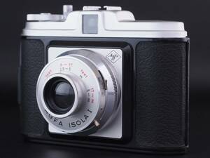 【完動】AGFA ISOLA 1 沈胴式中判カメラ 6x6 アグファ