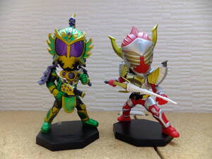 中古 仮面ライダーバロン 一番くじ F賞 デフォルメフィギュア + WCF ワールドコレクタブルフィギュア 仮面ライダー龍玄 KAMEN RIDER 