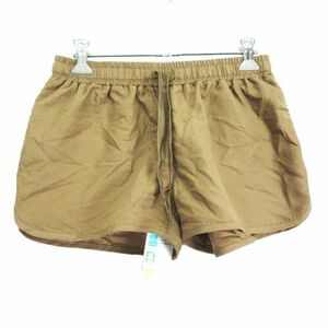 未使用品 FELLOW ショートパンツ ボトムス サーフパンツ UVカット 水陸両用 S ダークベージュ ※EKM レディース