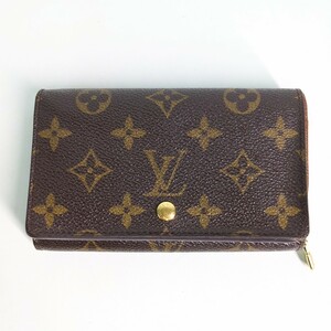 【美品】LOUIS VUITTON ルイ・ヴィトン ポルトモネビエ・トレゾール M61730 財布 モノグラムキャンバス H0618