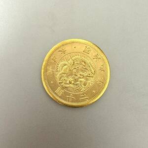 【極美品】旧二十圓金貨　20円金貨　明治9年　古銭　日本古銭　近代古銭　金貨　約33g レア